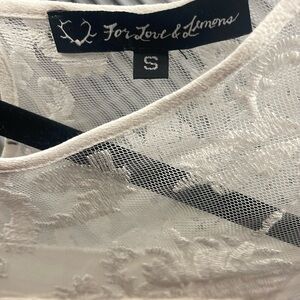 For Love & Lemons short white dress